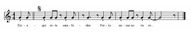 Samba de Uma Nota S&oacute;